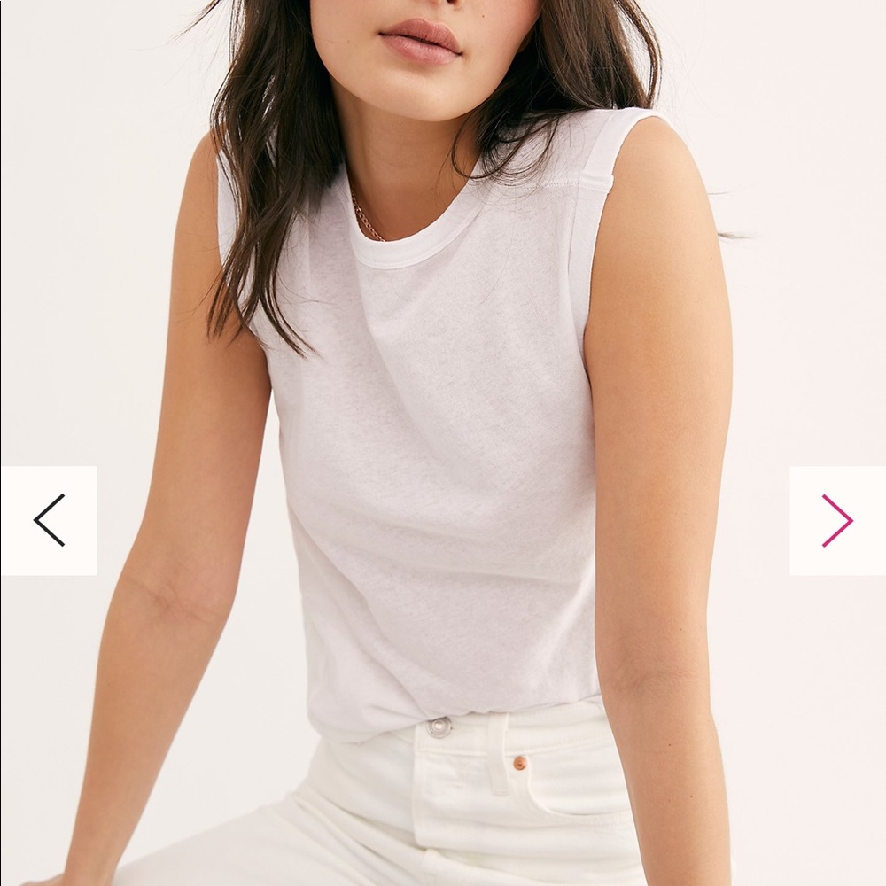Free People Alexa Muscle Tee - S